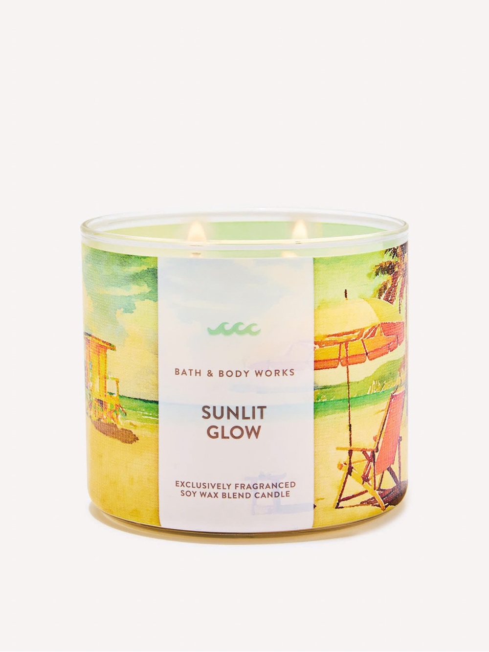 Bath & Body Works Sunlit Glow 3-Wick Candle